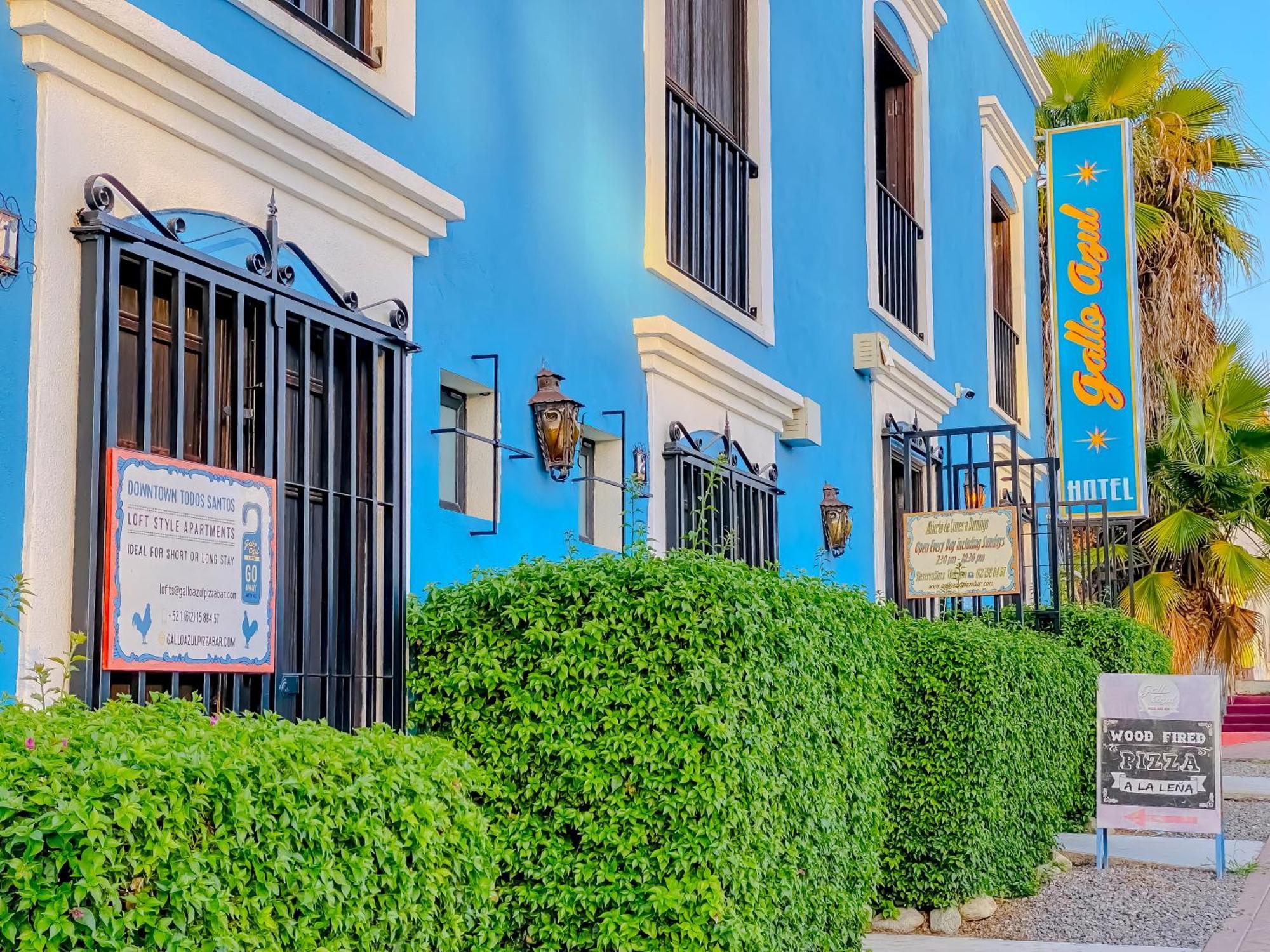 Gallo Azul Hotel, En El Corazon De Тодос-Сантос Экстерьер фото